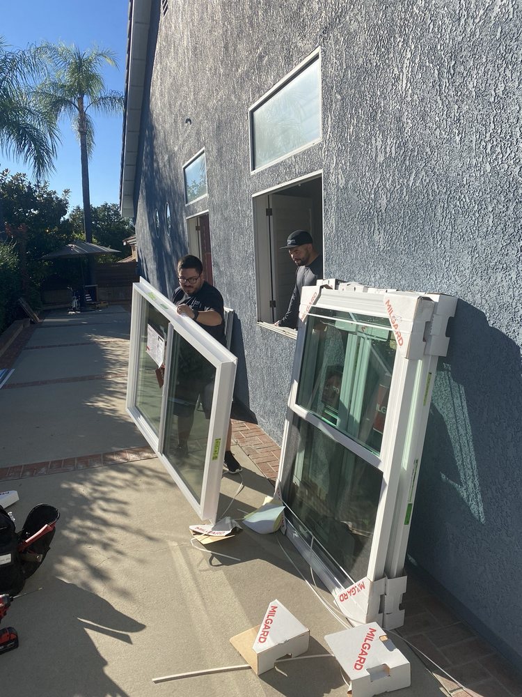 Residential window installation